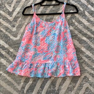 Lily Top with ruffle hem